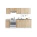 4-paneles konyhabútor tölgy 2,4m HOP1001302 4-paneles konyhabútor tölgy 2,4m HOP1001302