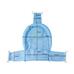 Összecsukható babakád hálóval kék HOP1001308-1