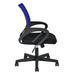 Karfás irodai forgószék fekete-kék HOP1001171-4 Karfás irodai forgószék fekete-kék HOP1001171-4