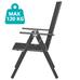 Összecsukható alumínium kerti szék 2db HOP1001465