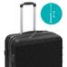 Utazóbőrönd szett kozmetikai táskával fekete HOP1001471-4