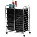 Gurulós tárolókocsi 15-fiókos fekete HOP1001497-1 Gurulós tárolókocsi 15-fiókos fekete HOP1001497-1