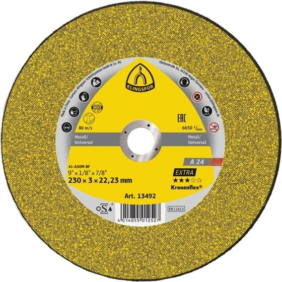 Klingspor 72 VágókorongA 24 EX125X2,5X22,23 - 242138