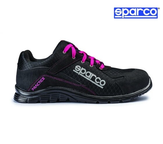 Sparco Practice S1P védőcipő 37 fekete-rózsaszín - 07517NRFU-37