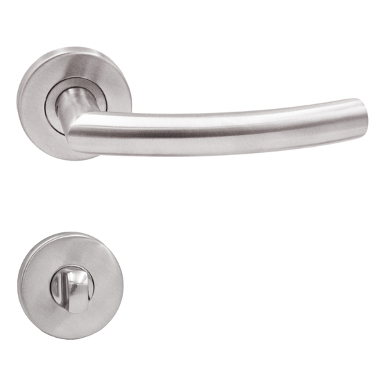 Maestro GINO WC Inox kilincs LMS1129WC