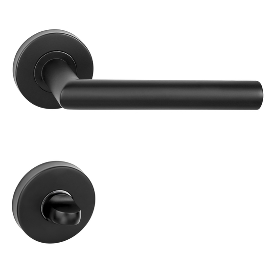 Maestro THEMA WC Matt fekete kilincs LMS1108WCBLK