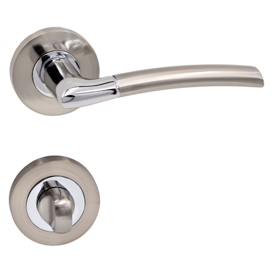 Maestro VESTA WC Króm-Inox kilincs LMA1210E17T2SNPC