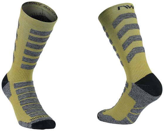 NORTHWAVE Zokni NW téli HUSKY CERAMIC M (40-43) khaki zöld 89212045-161-M